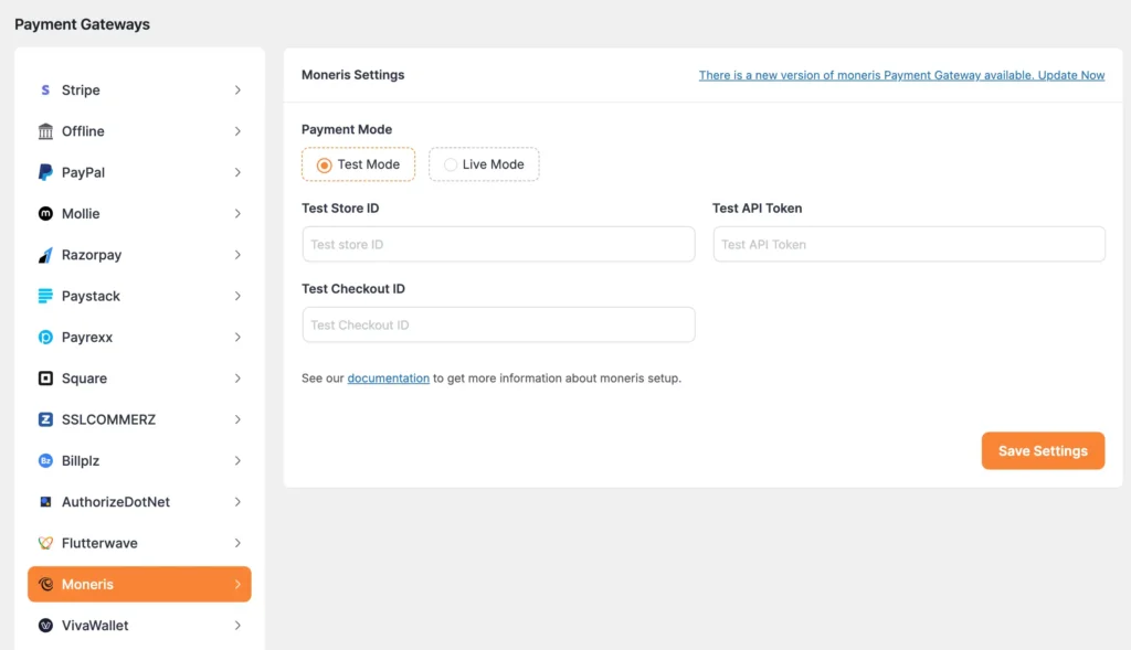 moneris payment gateway 